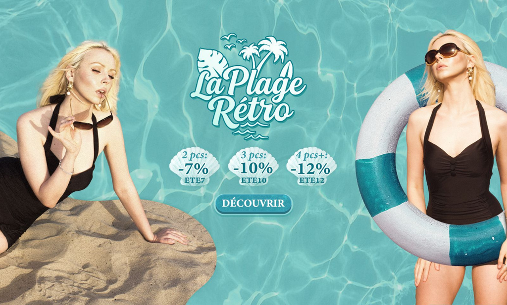 Maillots des années 30 à 70 : silhouettes et motifs cultes