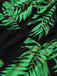 Combishort licou tropicales feuilles de palmier années 1950