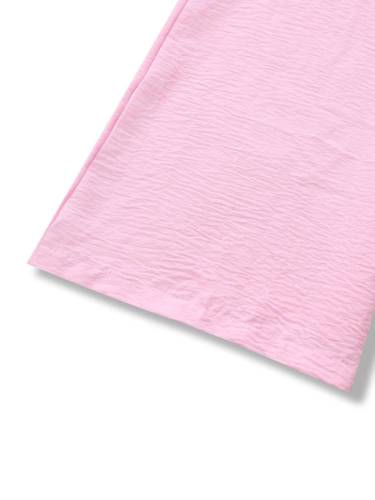 Combinaison à bretelles spaghetti et bordure ondulée des années 1970