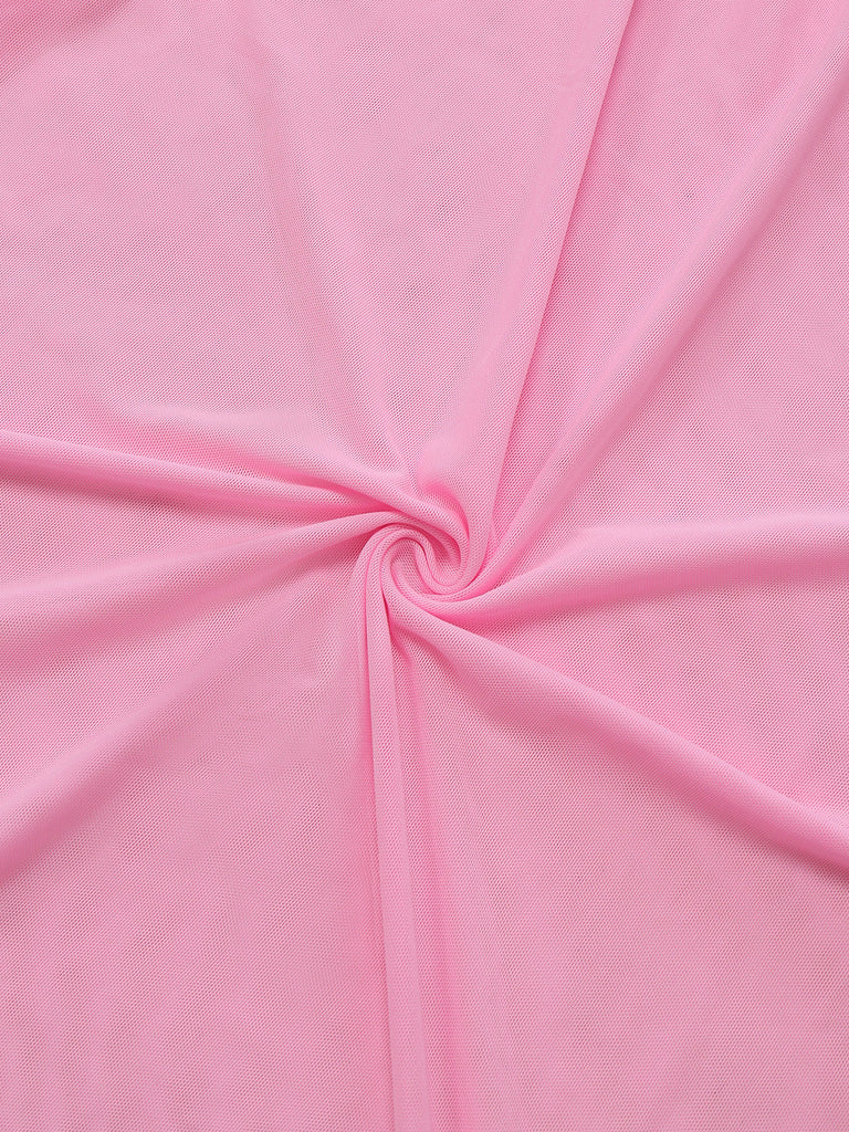Robe de soirée bustier à col licou années 1950 avec foulard