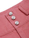 2PCS chemisie tulipe rose et pantalon à boutons années 50