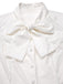 2PCS Robe gris à volants et chemisier en coton années 1950