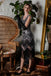 Robe Charleston Vintage Année 20 Flapper à Franges Paillettes Soirée Cocktail