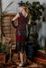 Robe Charleston Vintage Année 20 Flapper à Franges Paillettes Soirée Cocktail