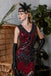 Robe Charleston Vintage Année 20 Flapper à Franges Paillettes Soirée Cocktail