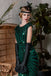 Robe Charleston Vintage Année 20 Gatsby Maxi à Paillettes Déco Nœud Papillon