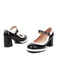 Mary Jane Patchwork Chaussures à talons hauts