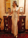 Robe Charleston Vintage Année 20 Gatsby Maxi à Paillettes Déco Nœud Papillon