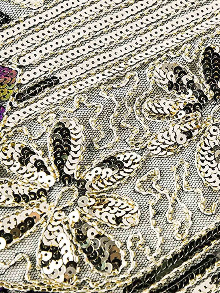 Robe Charleston Vintage Année 20 Gatsby à Paillettes Grande Taille Chic