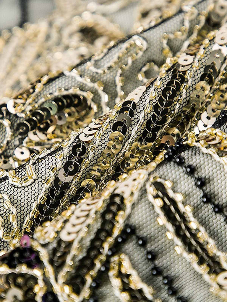 Robe Charleston Vintage Année 20 Gatsby à Paillettes Grande Taille Chic