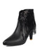 Bottines Chelsea à bout pointu et pompons métalliques
