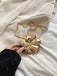 Mini sac à chaîne en alliage en forme de fleur