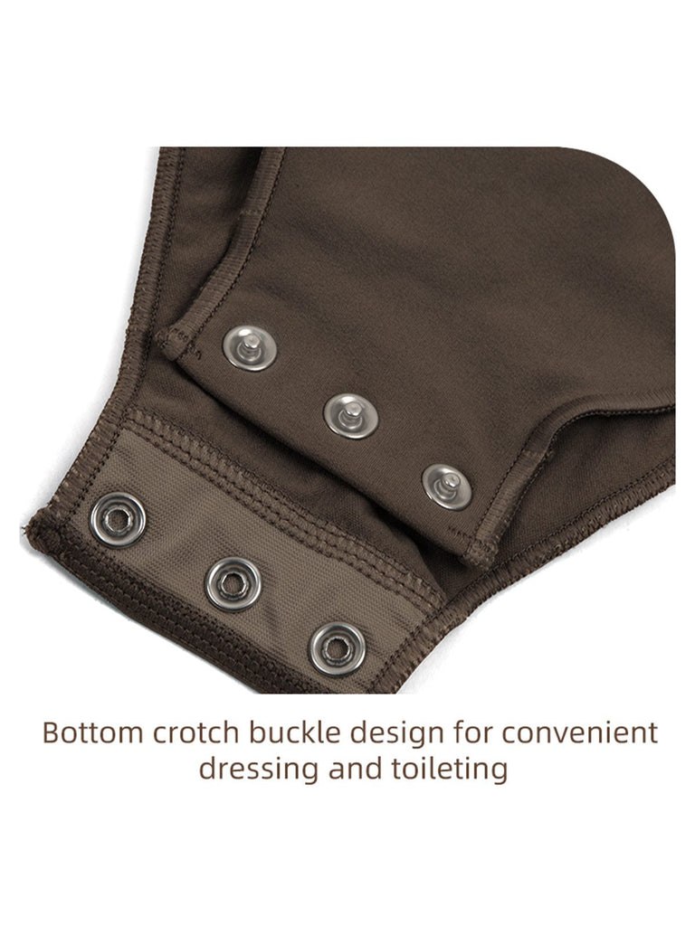 Body gainant à fermeture éclair sur le devant des années 1980