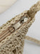 Sac bandoulière vintage en paille et perles en bois