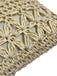 Sac bandoulière vintage en paille et perles en bois