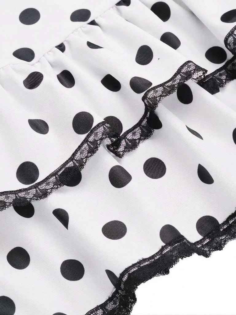 [Prévente] Maillot de bain une pièce carreaux rouges et nœud années 1940