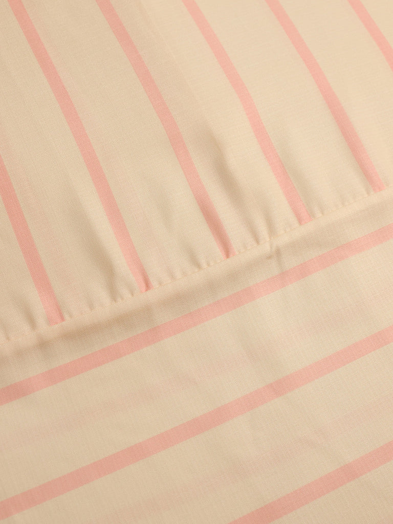 1930s Striped Spaghetti Strap Swing Dress - vintage dress, retro fashion, rockabilly