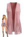 Gilet Western à Franges et Clous en Daim Années 30