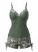 Bohème Bride Col en V Tankini Ensemble Années 1970 4