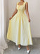 Col Carré Texturé Smoked Waist à Volants Bride Robe Années 1940 8