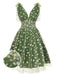 [Prévente] Robe Évasé Filet Marguerite Beige Années 1950 9
