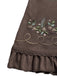 Top Cami Brodé Floral avec Dentelle Années 50