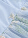 Noué-Bride Florale Brodée Tulle Robe Années 1950 18