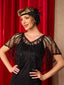 [Prévente] Cape à sequins en résille style Gatsby années 1920
