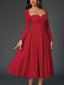 Robe mi-longue plissée à lacets et dos nu années 1960