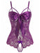 [Prévente] Lingerie en dentelle et satin avec nœud années 1970
