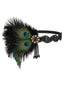 Bandeau pompons en plumes de paon Gatsby années 1920