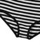 Ensemble bikini rayé et cache-maillot années 80