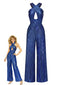 [Prévente] Combinaison bleue scintillante sequins années 1970
