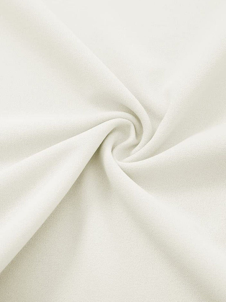 Robe trapèze manches trois-quarts à nœud papillon années 1940