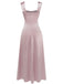 Robe maxi satin bretelles larges strass 1930s