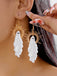 Boucles d'oreilles pendantes Halloween Éclat de soleil fantôme