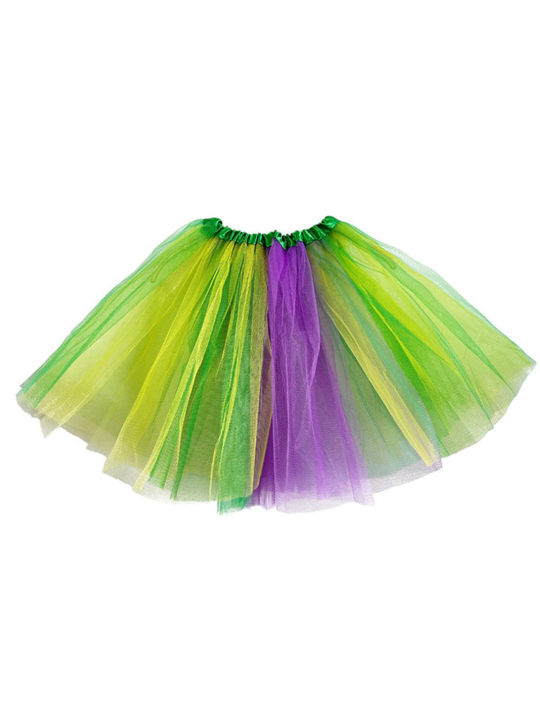 Jupon De Tulle Multicolore De Carnaval Année 1970