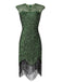 Robe de soirée à paillettes et franges des années 1920