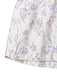 Combishort bretelles spaghetti violette floral années 1970
