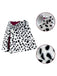 Cape robe de cosplay dalmatien d'Halloween