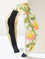 Bandeau floral brodé style bohème rétro