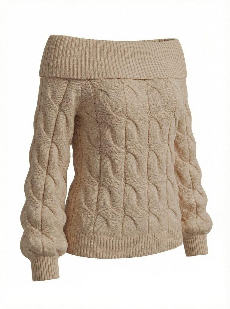 2000s Y2K Pull uni à épaules dénudées