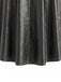 2PCS Gilet court noir PU à col V et jupe années 1970