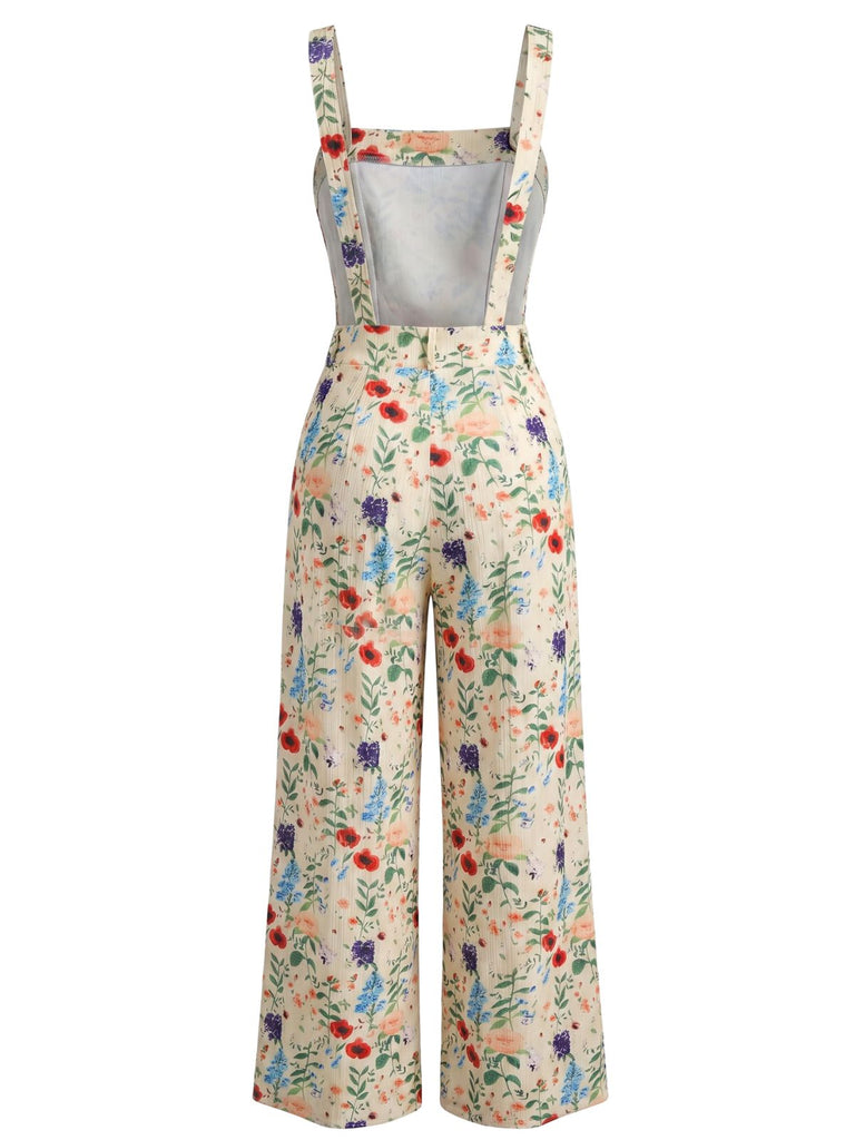 [Prévente] Robe Longue Portefeuille Florale Boho Col en V années '70 3