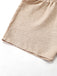 Beige Uni Ensemble Gilet & Short Set Années 1960 5