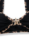 Ensemble Bikini Ornements Métal Étoile de Mer Bordure Léopard Noir Années 1950 4