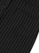 Combinaison Jambes Larges Halter Sans Manches à Rayures Boutonné Noir Années 50