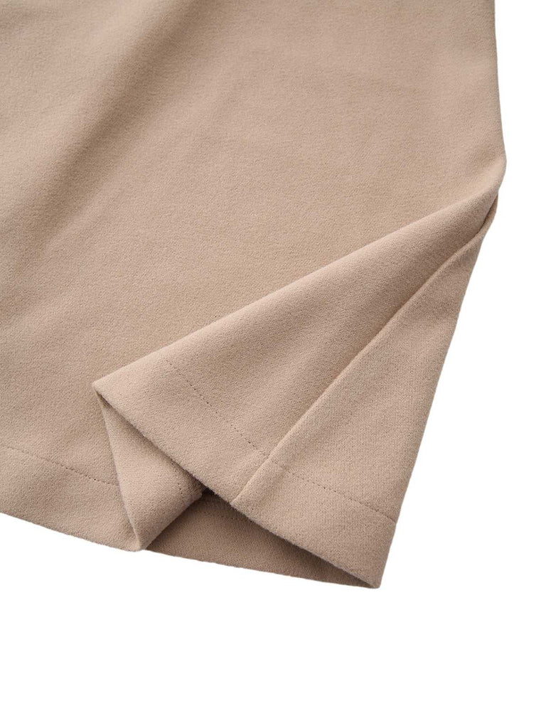 Manteau tailleur uni revers années 1940