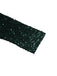 Robe longue à sequins vert foncé manches longues années 40