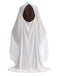 2PCS Robe de costume d'Halloween cour médiévale et châle dos nu années 1980